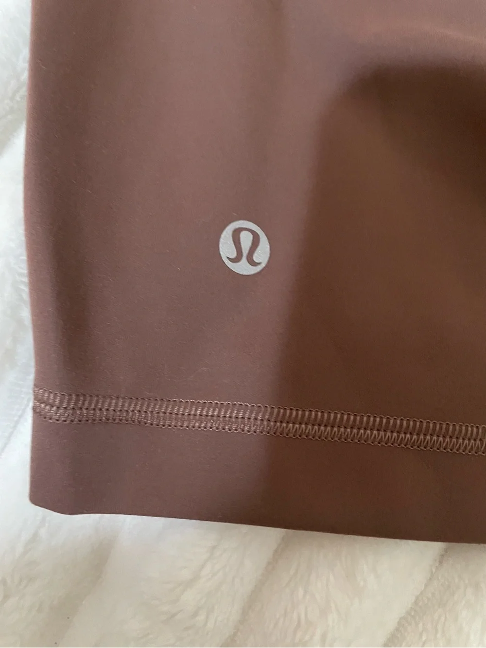 lululemon athletica High-Rise Mauve Brown Bike Shorts